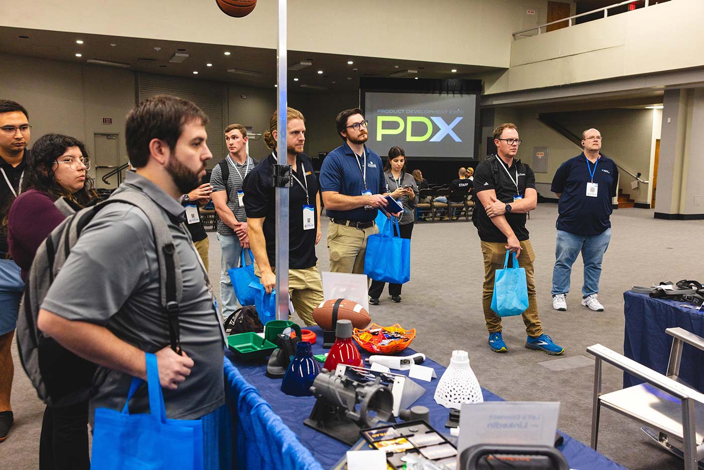 The PDX exhibit hall